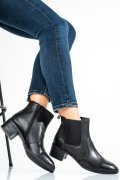 BOTINE NEGRE PIELE NATURALA 8S77074 - A