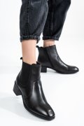 BOTINE NEGRE PIELE NATURALA 8S77074 - A
