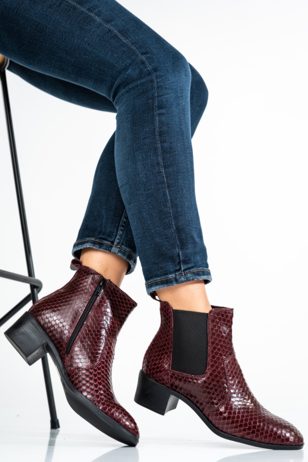 GHETE BORDO PIELE NATURALA 8S77074 - A