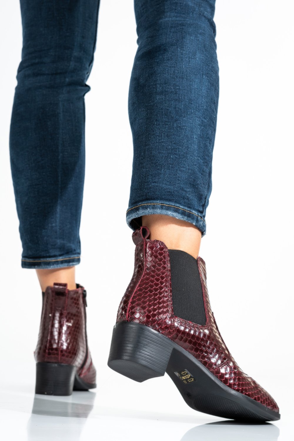 GHETE BORDO PIELE NATURALA 8S77074 - A