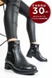Ghete dama piele naturala negre captusite 7s77604