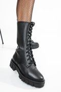 GHETE DAMA DE IARNA PIELE NATURALA NEGRE  8S77628