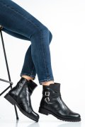 GHETE NEGRU PIELE NATURALA 0S7780