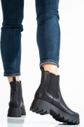 GHETE NEGRE PIELE NATURALA 8S77702