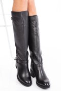 CIZME DAMA NEGRE DIN PIELE NATURALA 7S77847