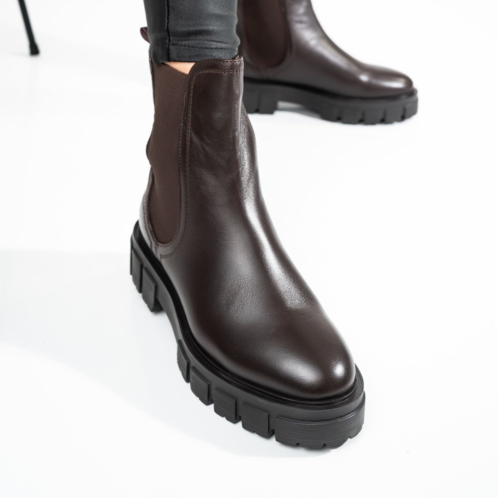 GHETE DAMA PIELE NATURALA MARO 8S77568