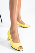PANTOFI YELLOW PIELE NATURALA 1PC499