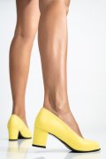 PANTOFI YELLOW PIELE NATURALA 1PC499