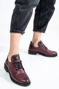 PANTOFI BORDO PIELE NATURALA APCK0217