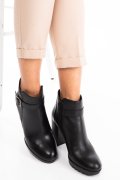 BOTINE NEGRE PIELE NATURALA 08176VI