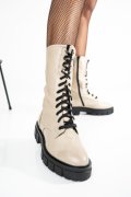 GHETE BEJ PIELE NATURALA 8S77628