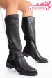 Cizme dama piele naturala negre 8s77795