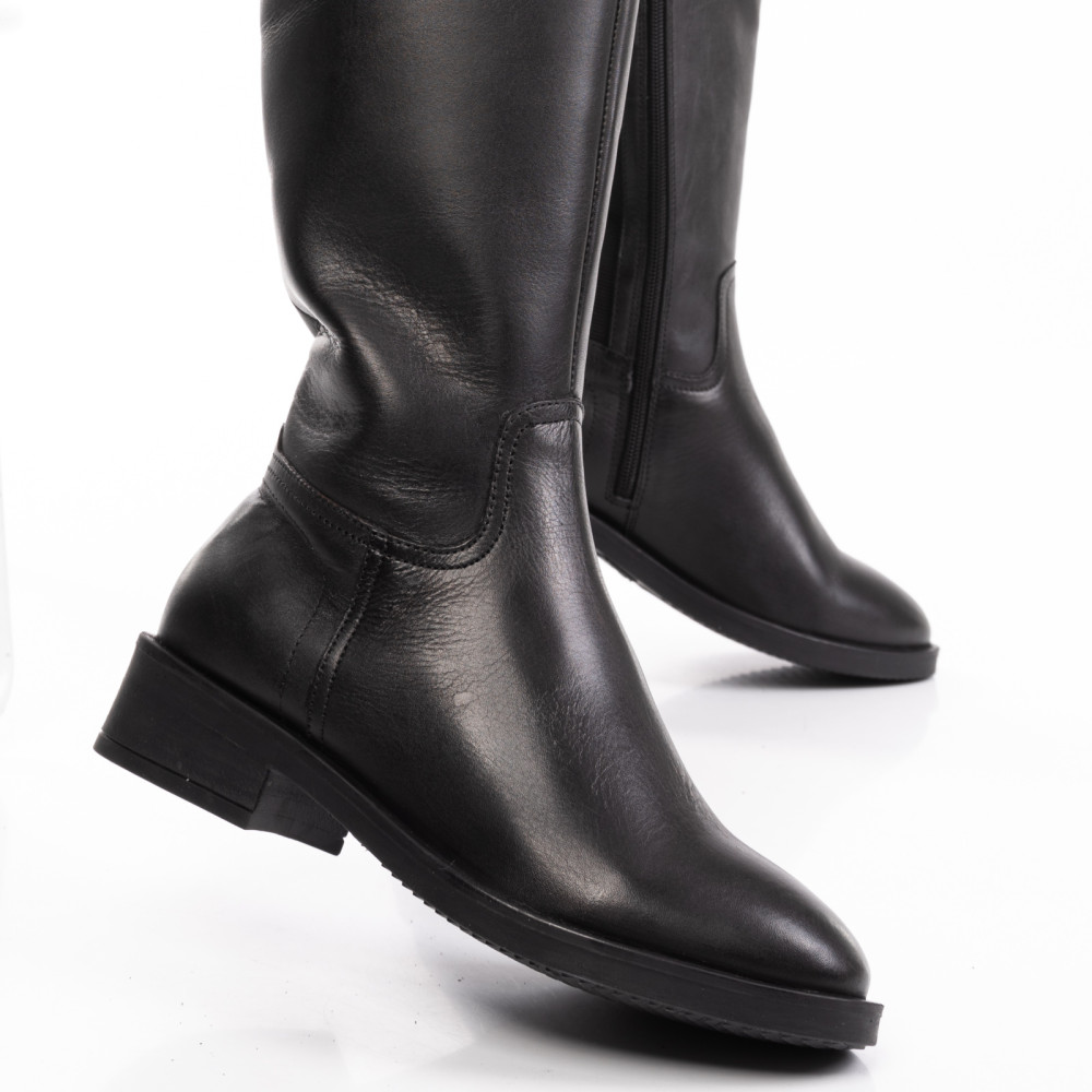 CIZME DAMA PIELE NATURALA NEGRE 7S77717