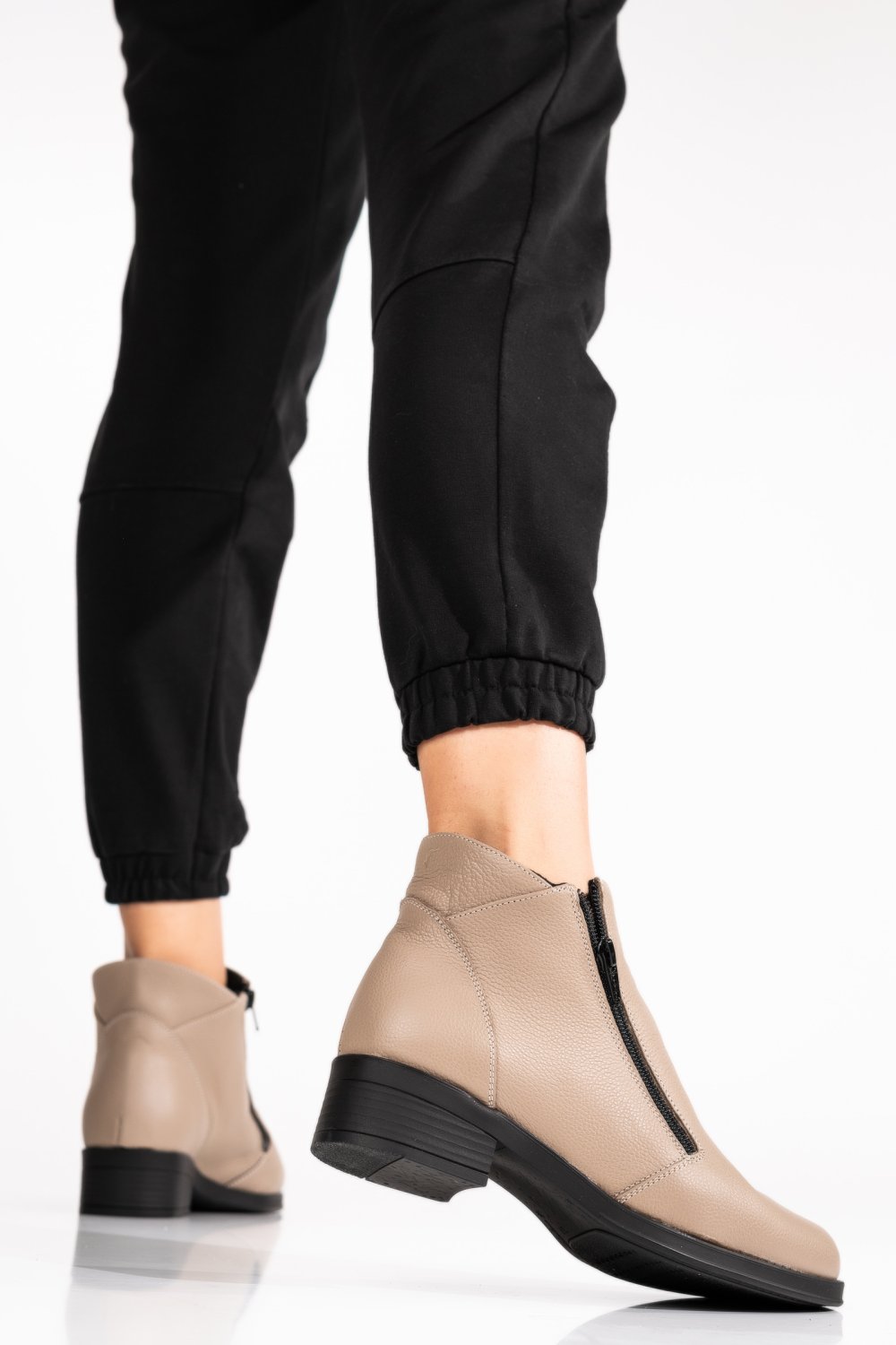 GHETE BEJ PIELE NATURALA 0PC1