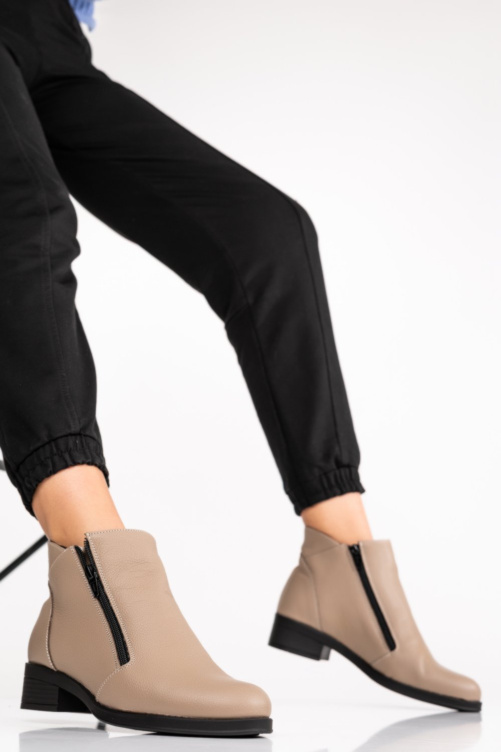 GHETE BEJ PIELE NATURALA 0PC1