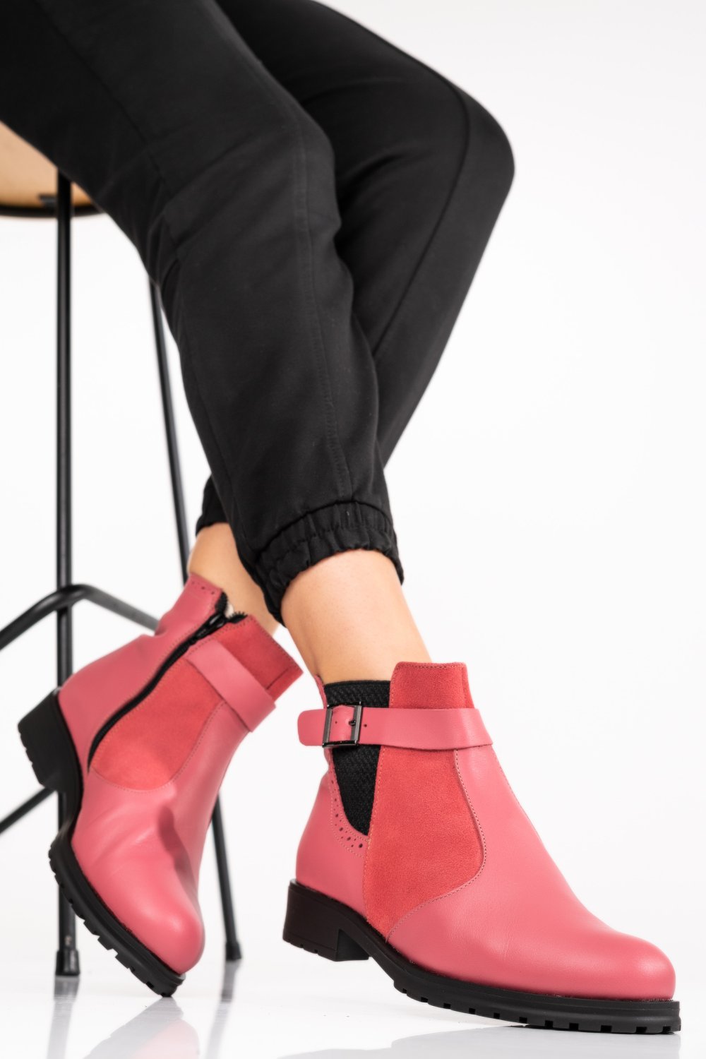 GHETE ALL PINK PIELE NATURALA 0PC82