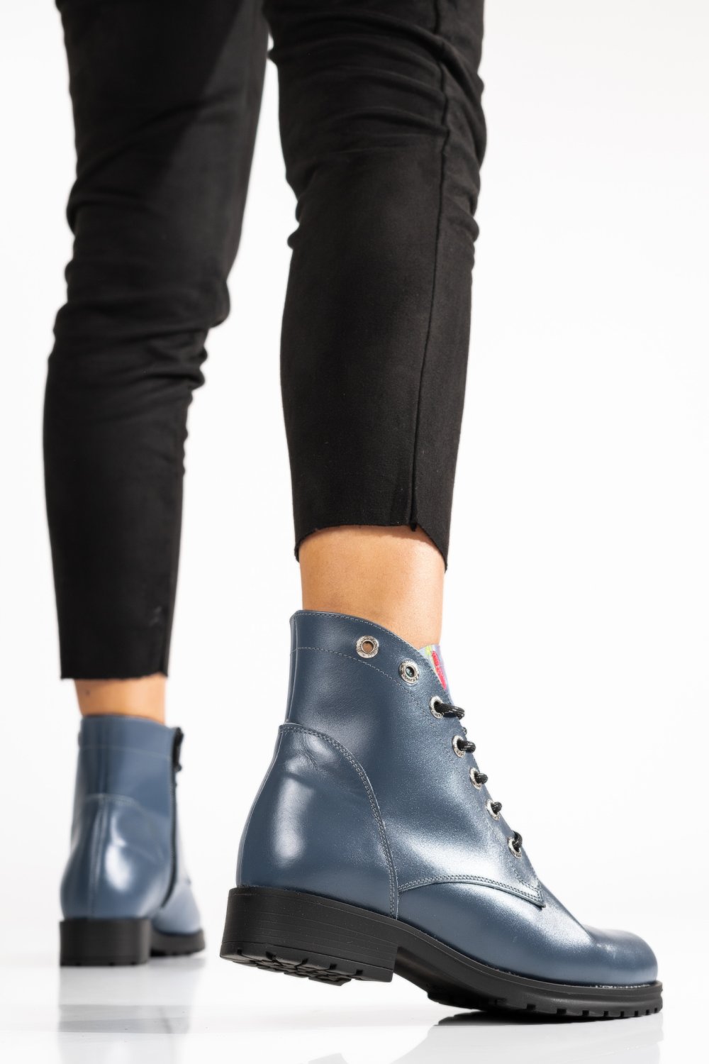 GHETE DAMA PIELE NATURALA BLEUMARIN 0PC10
