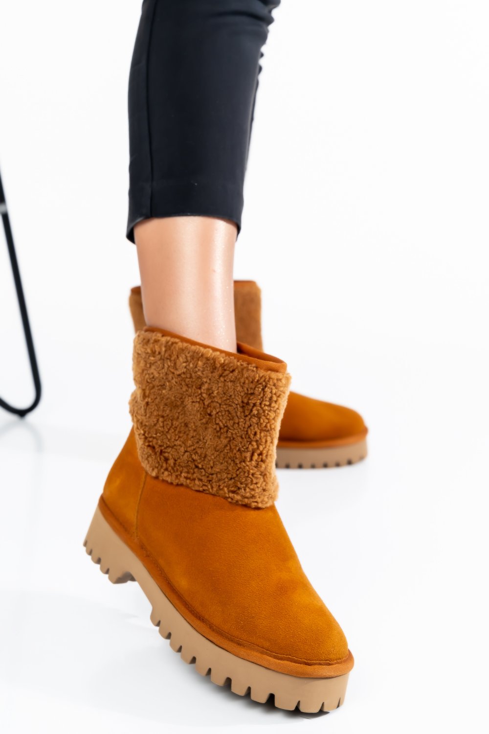 CIZME FEMEI PIELE NATURALA INTOARSA MARO 5934138