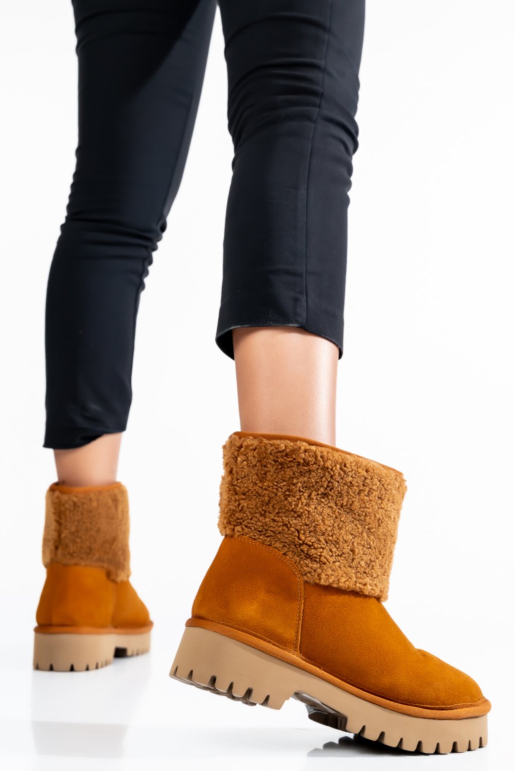 CIZME FEMEI PIELE NATURALA INTOARSA MARO 5934138