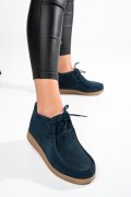 GHETE NAVY PIELE NATURALA INTOARSA 9SP604-2
