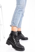 GHETE NEGRE PIELE NATURALA 6SP25011FB