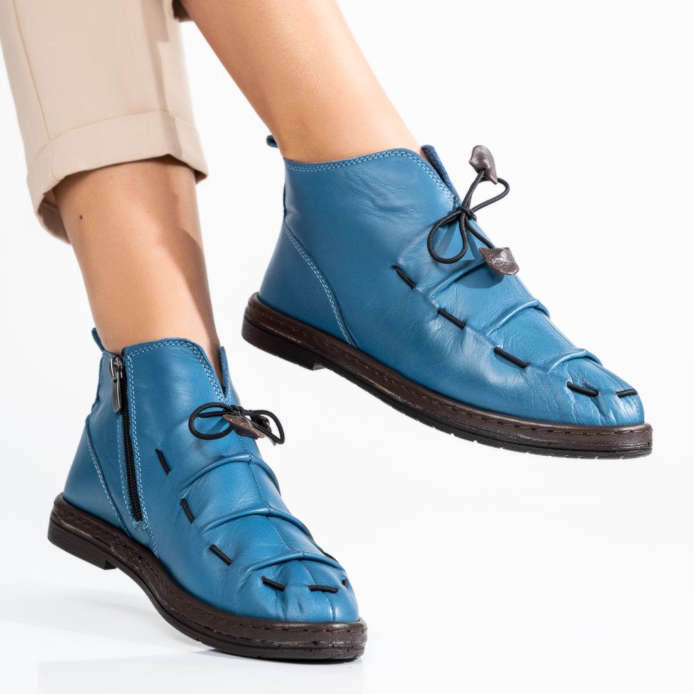 GHETE ALBASTRE PIELE NATURALA 9SP04