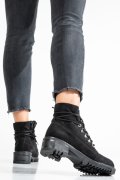 GHETE NEGRE PIELE NATURALA INTOASRA OS77YO012