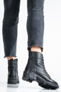 GHETE NEGRE PIELE NATURALA OS77YO004