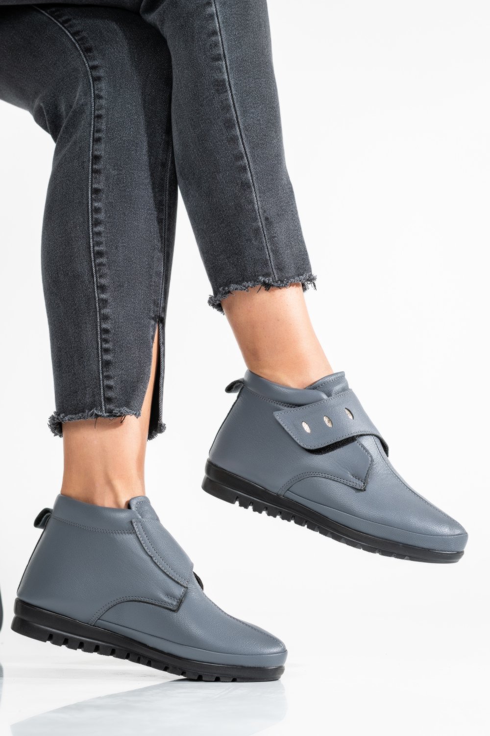 GHETE BLEU PIELE NATURALA OS77YO020