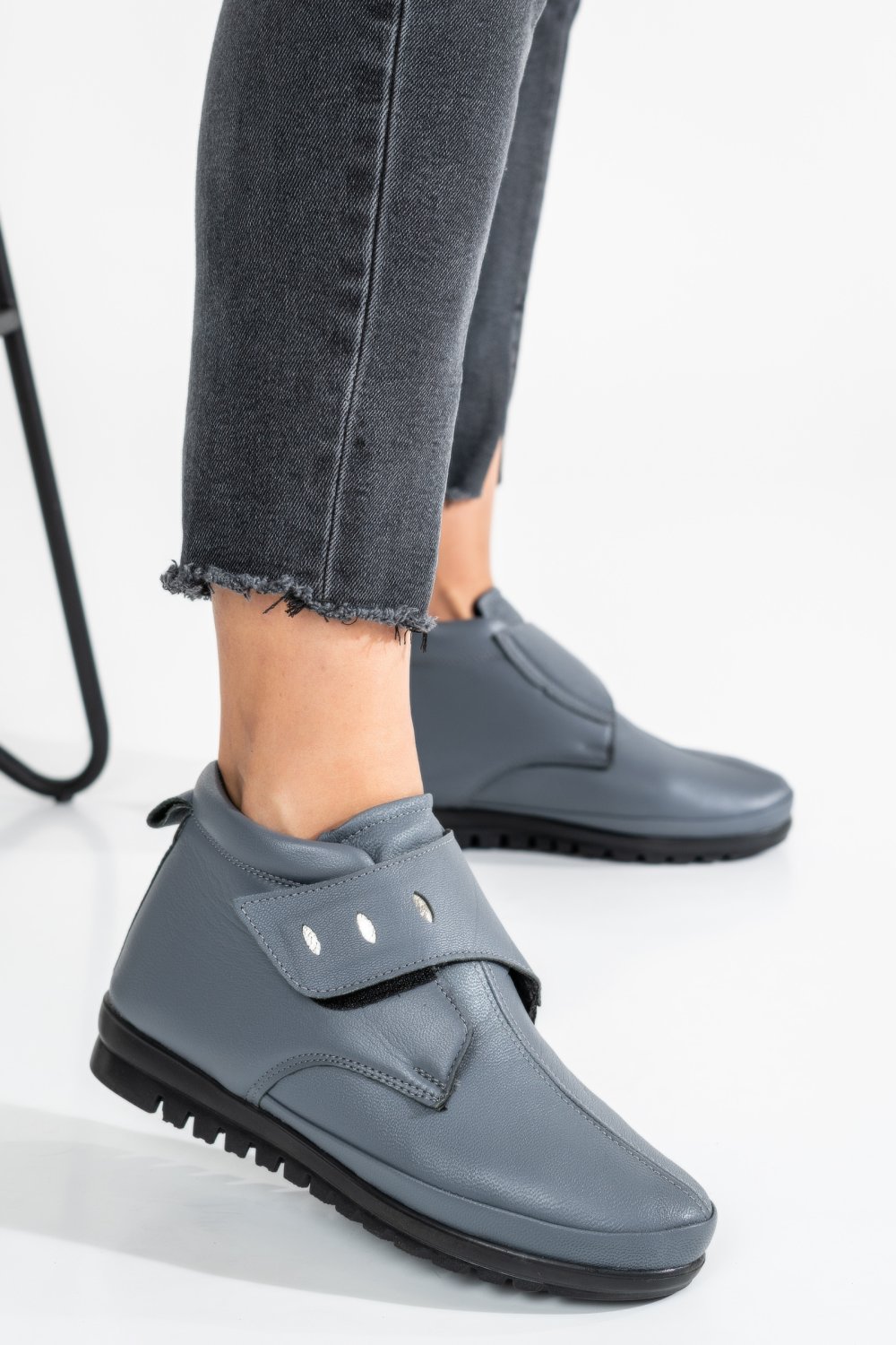 GHETE BLEU PIELE NATURALA OS77YO020