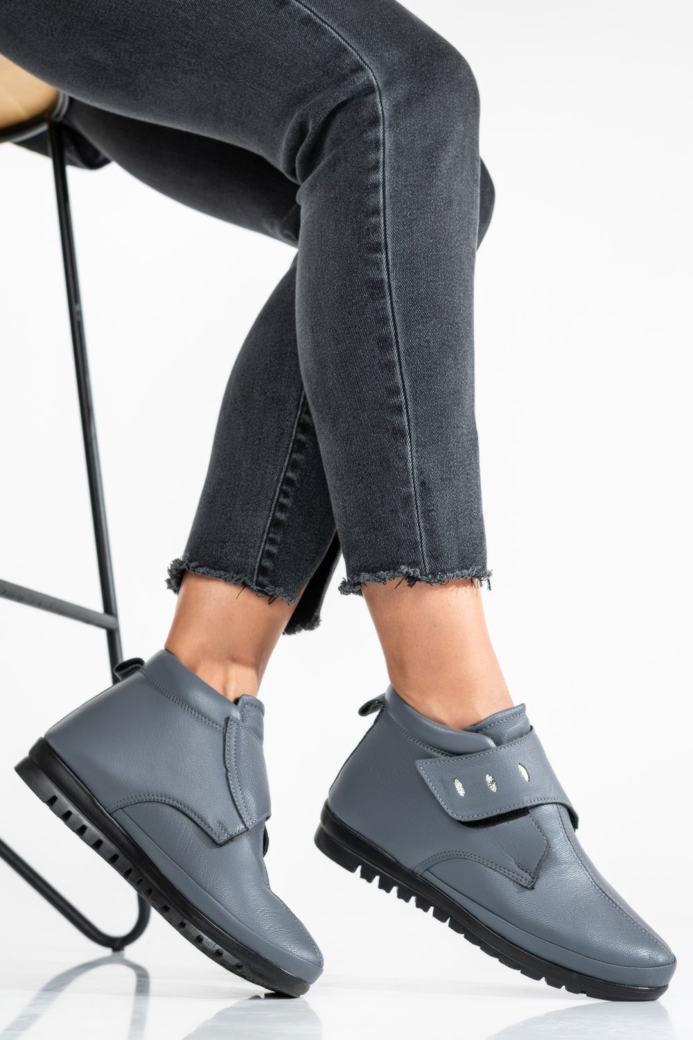 GHETE BLEU PIELE NATURALA OS77YO020