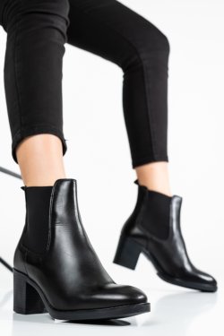 BOTINE NEGRE PIELE NATURALA 0S778226VI