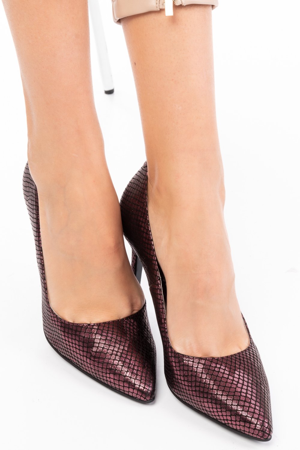 PANTOFI DAMA GUBAN PIELE NATURALA PURPLE 1S77206