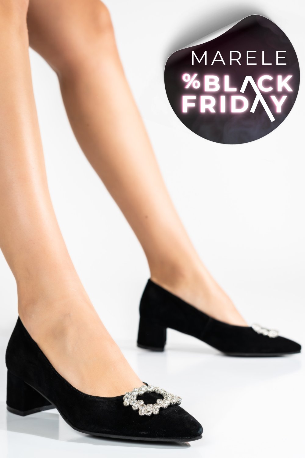 PANTOFI NEGRI PIELE NATURALA INTOARSA 1S77422