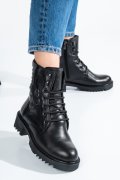 GHETE NEGRE PIELE NATURALA ZPC106