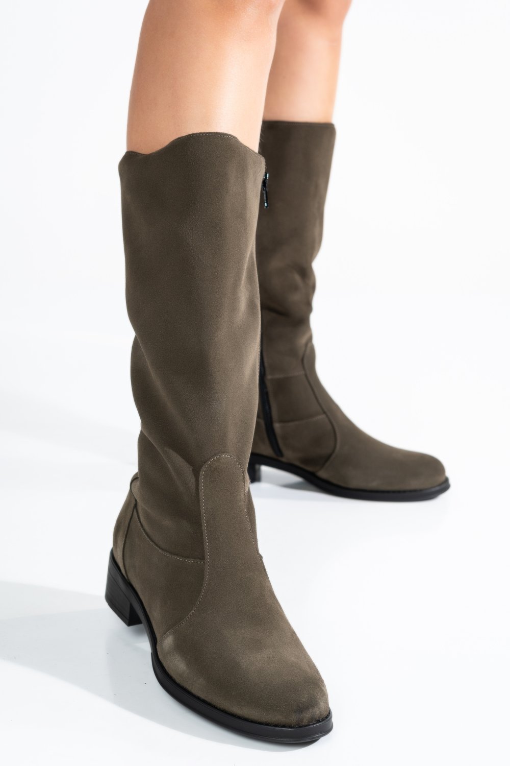 CIZME KHAKI PIELE NATURALA INTOARSA 7PC01-IMB