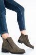 Ghete khaki piele naturala intoarsa 0pc1