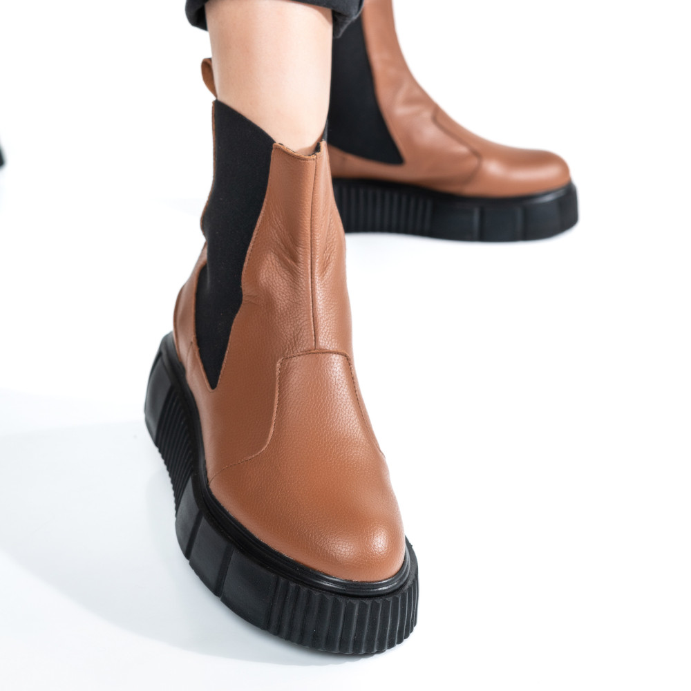 GHETE MARO DESCHIS PIELE NATURALA 2PC01L