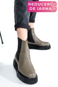 GHETE KHAKI PIELE NATURALA 2PC01L