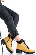 GHETE GALBENE PIELE NATURALA 0PC25