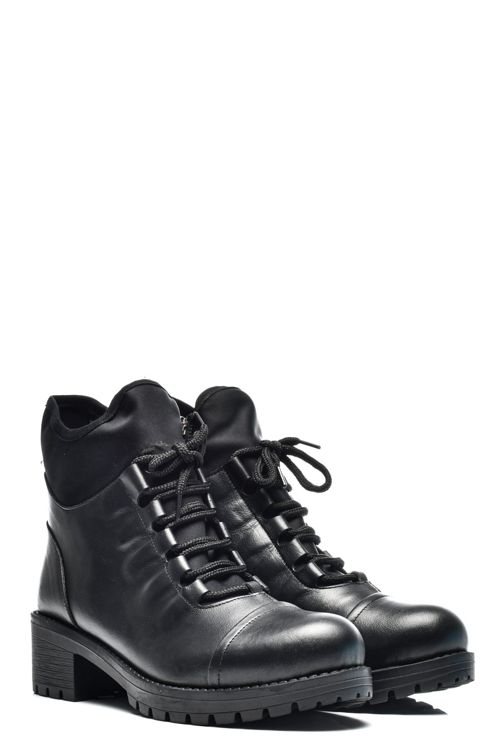 GHETE NEGRE PIELE NATURALA 0PC25