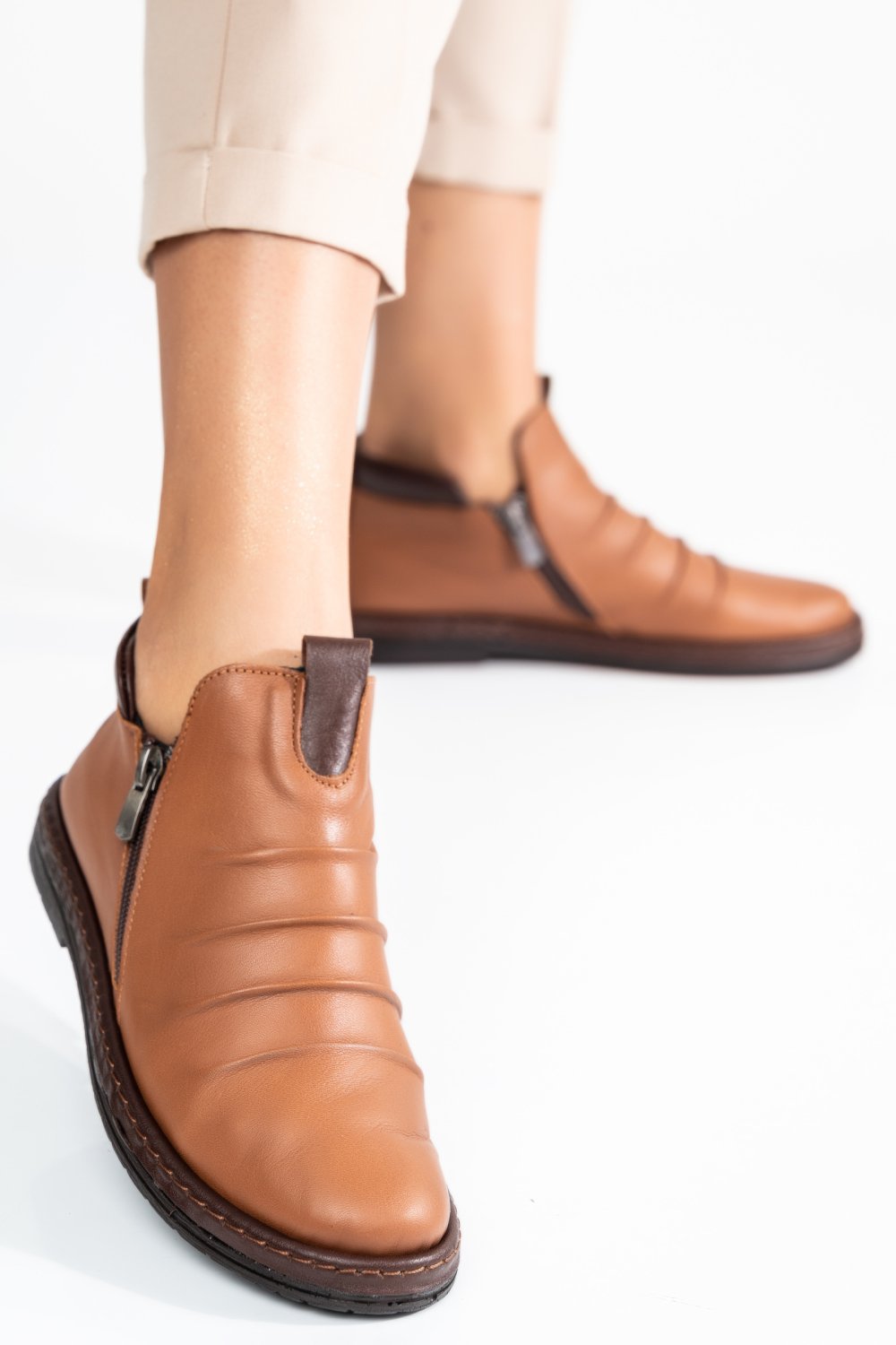 GHETE MARO DESCHIS PIELE NATURALA 1SP9110