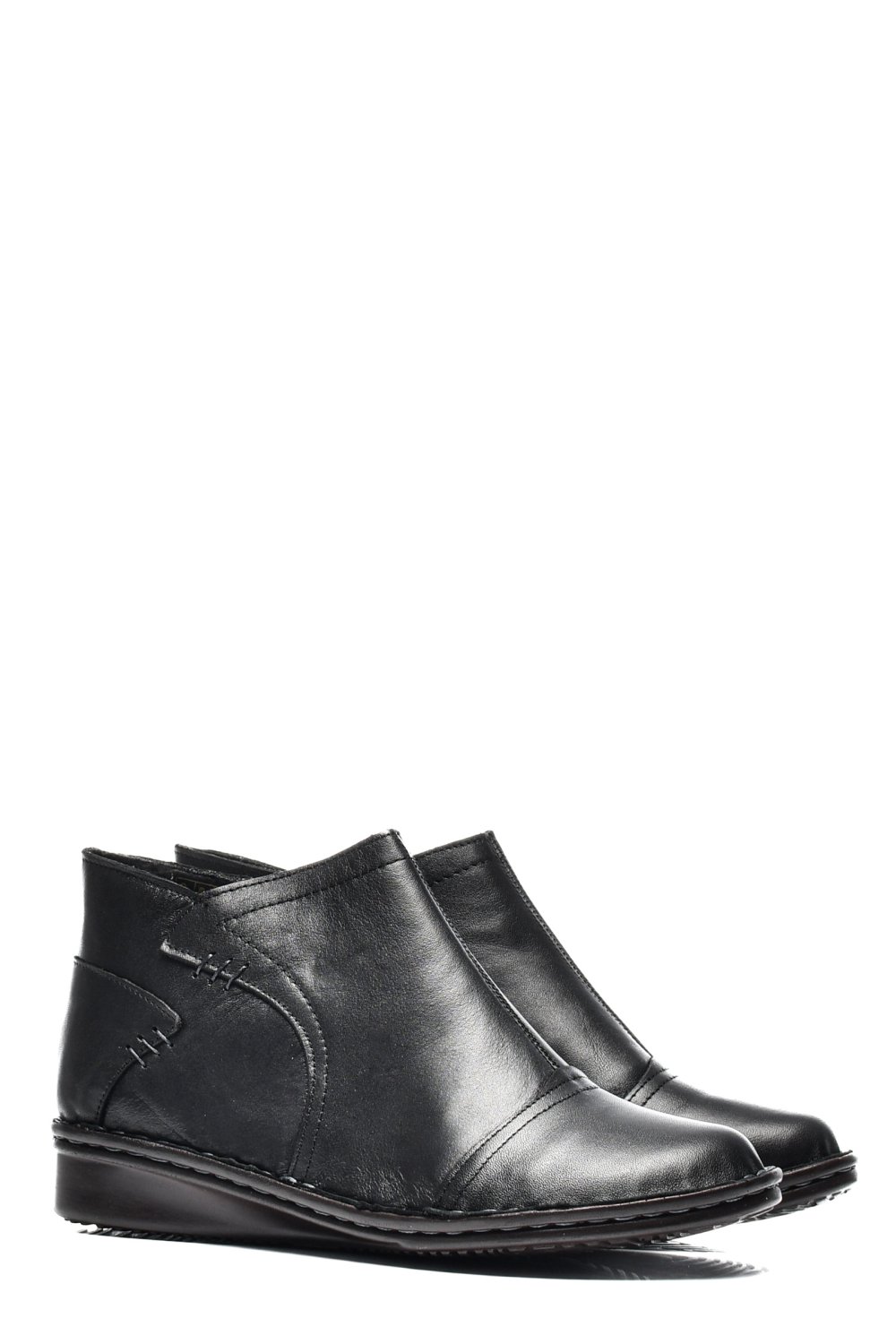 GHETE NEGRE PIELE NATURALA ASPKA1471