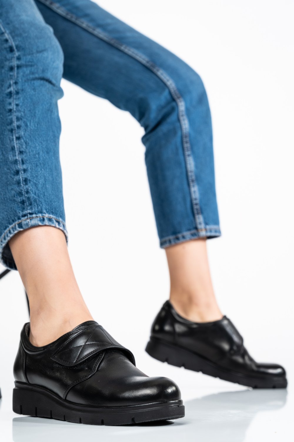 PANTOFI NEGRI PIELE NATURALA MPCARA