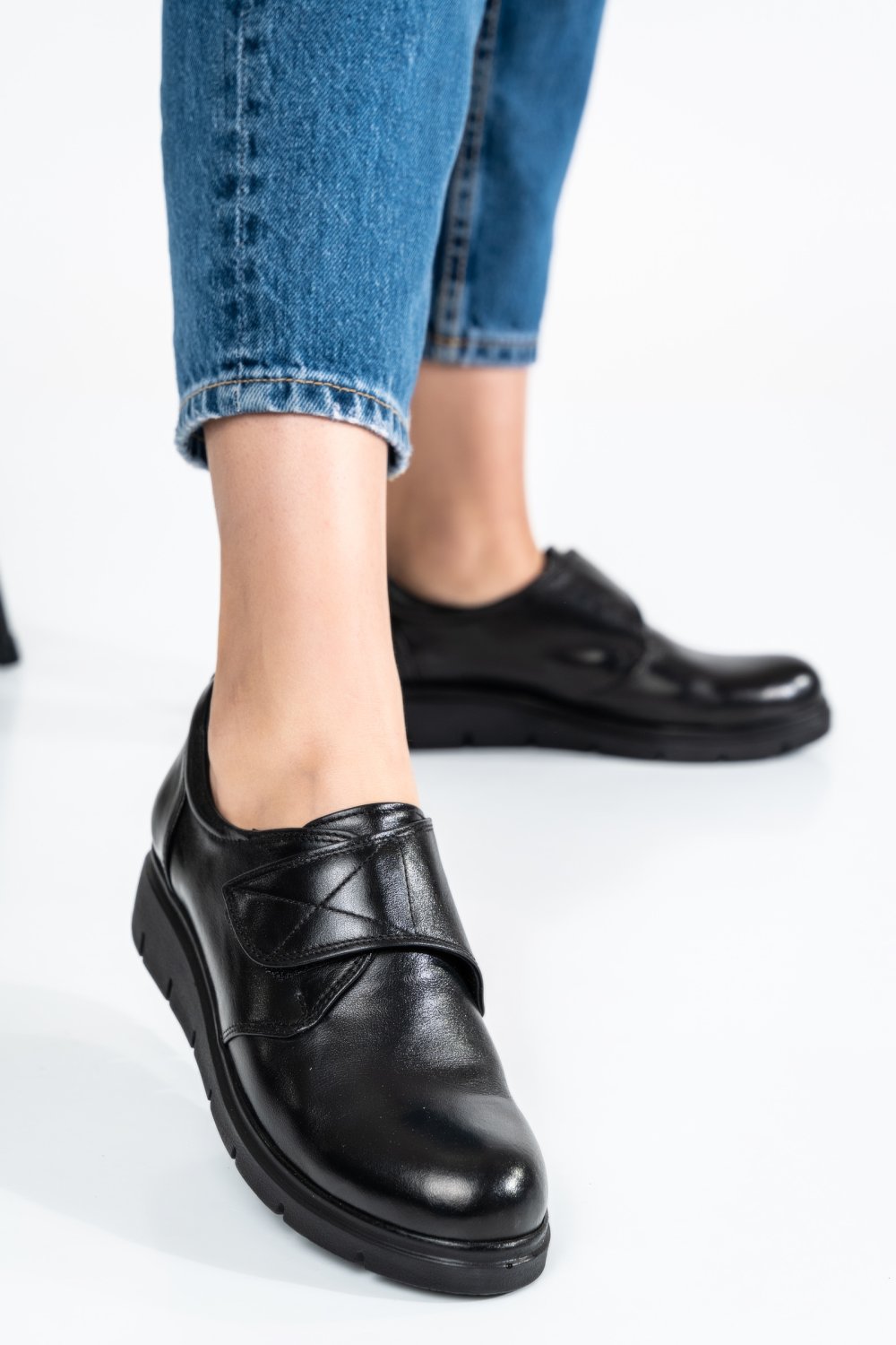 PANTOFI NEGRI PIELE NATURALA MPCARA