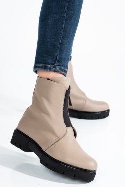 GHETE TAUPE PIELE NATURALA 1S7770