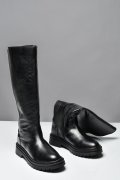 CIZME NEGRE PIELE NATURALA 8566