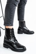 GHETE NEGRE PIELE NATURALA 1PC25-A