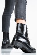 GHETE NEGRE PIELE NATURALA 1PC25-A