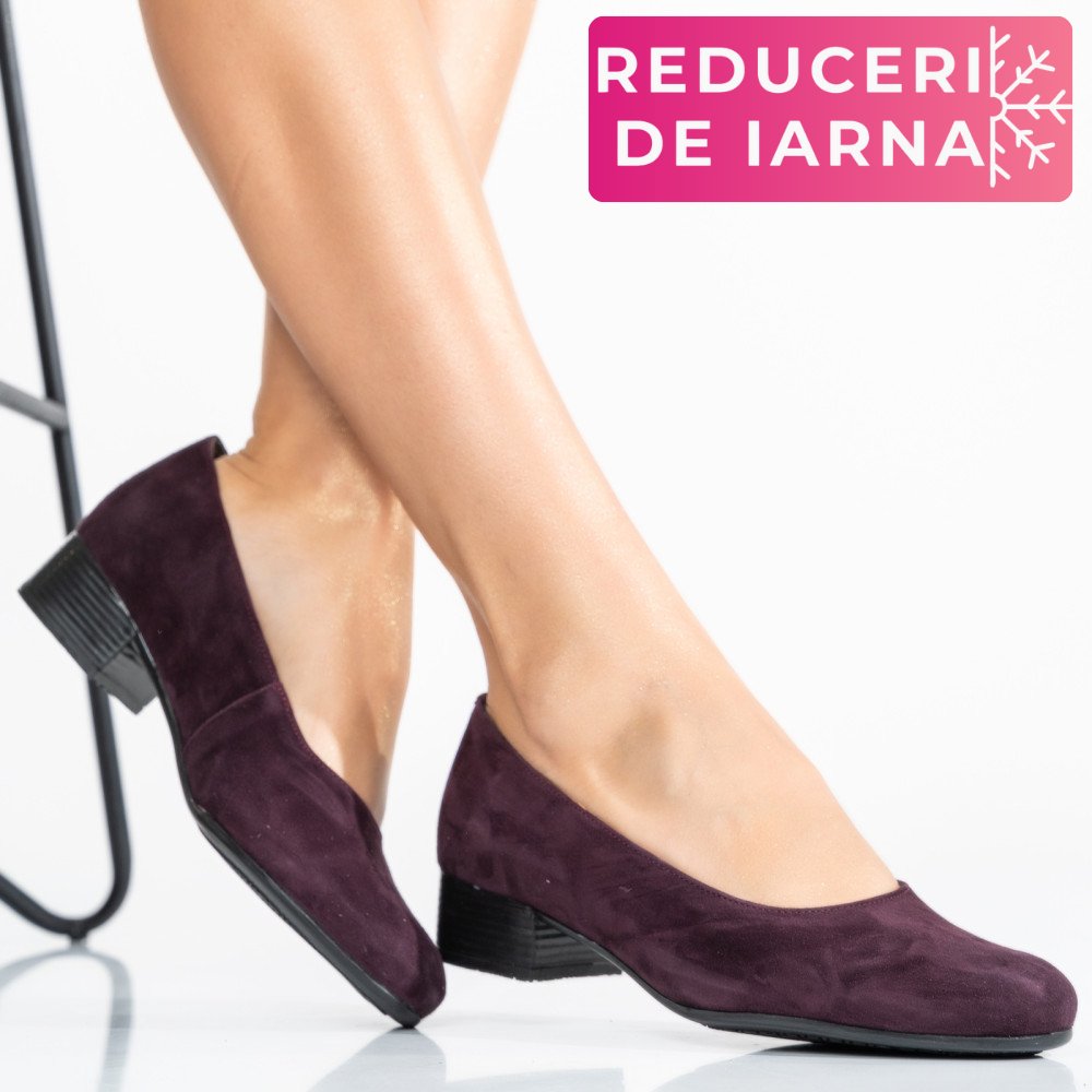 PANTOFI VISINII TALPA NEAGRA PIELE NATURALA INTOARSA 2PC040